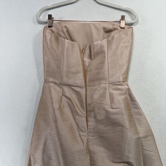 Alfred Sung Dress Women 4 Strapless or With Straps High Low Formal Pockets NWT - Picture 5 of 14
